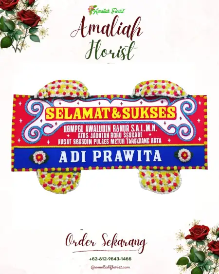 Papan Bunga Ucapan Selamat Banding Agung